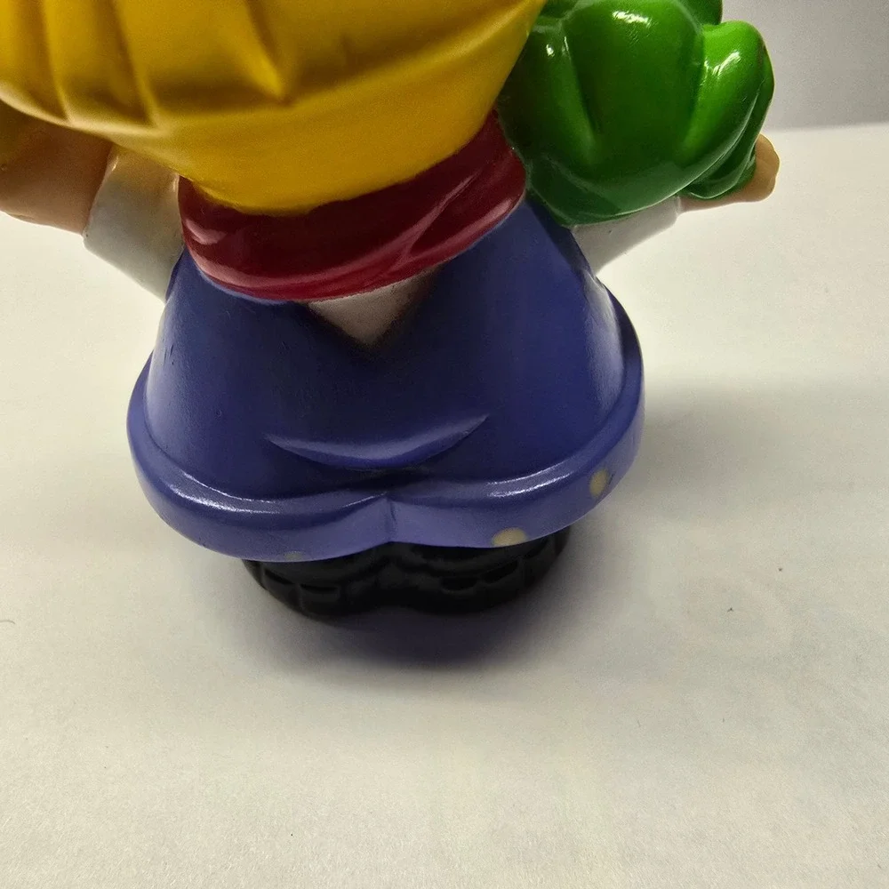 Fisher-Price Little People Eddie Figure 2005 Frog Sponge Boy Blue Yellow Vintage